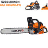 Seizeen Gas Chainsaw, 52cc Gasoline Chainsaw with Fast Charger, 20 Inch Cordless Chainsaw 2.6HP 8500RPM Powerful Chainsaw for Tree Farm Pruning