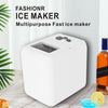 Seizeen Ice Maker for Home, Portable Countertop Bullet Ice Maker 12 Cubes, Automatic Ice Machines for Quick Ice Making 24H-44LBS, Bar Shop Commercial Ice Maker W/2 Ice Cube Sizes