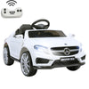 Seizeen Ride On Toys for Girls Boys, 6V Battery 4-Wheel Riding Truck Cars, Electric Ride On Benz GT W/ Remote Control for 3-8 Years Old Kids, MP3 Player, LED Lights, Seat Belt, White