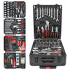 Tool Set - Seizeen 899 Pieces Professional Mechanics Hand Tool Set, Mobile Tool box on Wheels W/Ratchets&Socket, Screwdriver, Tongs, Black 4-layer Tool Case & Tool Kit COMB for Man Repairer Artisan