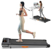 Walking Pad Treadmill, Portable Treadmill Under Desk for Home Gym Office, Small Size Walking Pad with Walking & Jogging Modes, Remote Control, 0.6-3.8MPH Speed, 300lbs Capacity, Gray