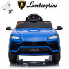 Lamborghini Ride on Cars 12V Battery Powered, Kids Ride On Cars With Remote Control, 3 Speeds, Music Player, LED Lights, Kids Ride On Toys for Girls & Boys, Blue