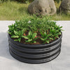 Outdoor Raised Flower Bed, Metal Raised Garden Planter, Raised Planter Boxes, Black Vegetable Flower Fruits Garden Bed