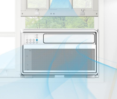 8000BTU Inverter Air Conditioner, Smart Window Air Conditioner WiFi Control, 24H Timer, ECO Mode for 35% Energy Saving, Up to 350 Sq. ft.