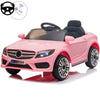 Kids Ride On Toy, Seizeen 12V Ride On Car for Girls & Boys Age 3-6, Electric Ride On Truck Car Battery Powered, Remote Control, LED Lights, MP3 Player, 3 Speeds, Pink