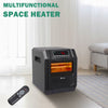 Space Heaters for Inside, Seizeen 1500W Electric Infrared Heaters W/ Smart Control, 12¡¯¡¯ Small Heater with ECO Mode & , Indoor Electric Heater 50~90¡ãF Adjustable Safe for Home Office Room