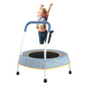 28IN Mini Trampoline for Kids Toddler, Indoor Outdoor Trampoline with Handle & No-Gap Cover, Small Baby Rebounder for 1+Year Boys and Girls