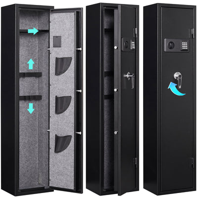 Seizeen Quick Access Gun Storage Heavy-Duty Electronic Digital Safe Cabinet with Keypad Lock