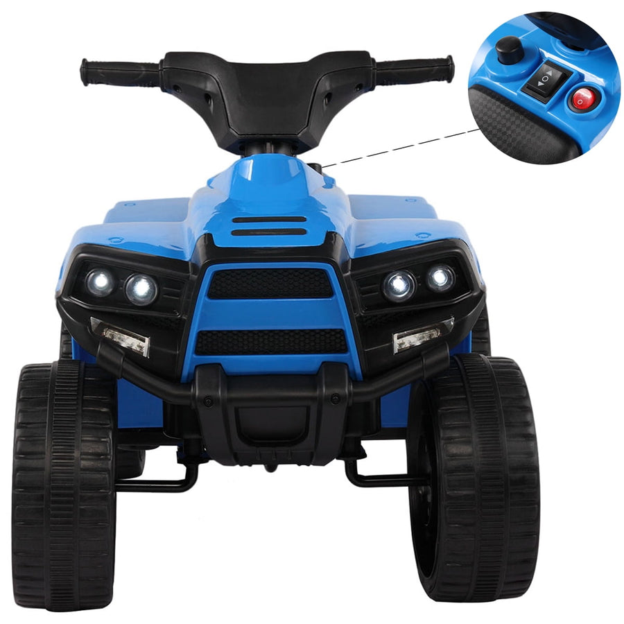 Seizeen 6V Kids 4 Wheeler, Ride On Toy Car Quad Bike, 3mph Safe Speed Kids ATV for Age 1-2.5 Boys/Girls, Blue