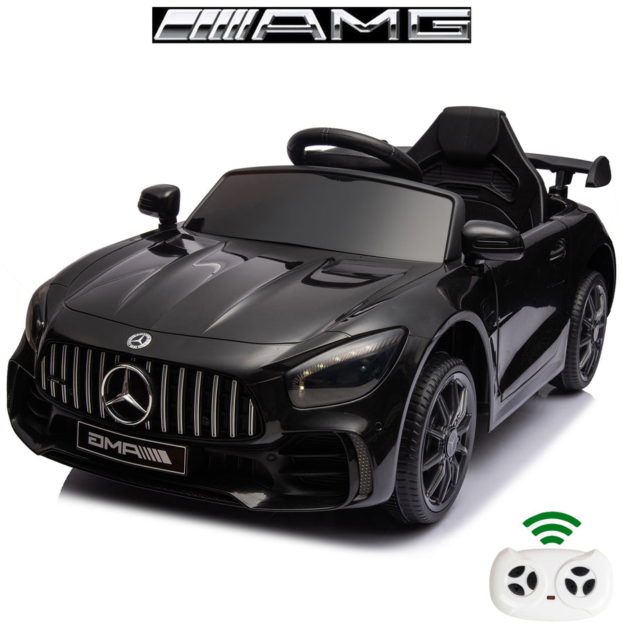 Seizeen Ride on Sport Cars for Boys & Girls, 12V Benz-GTR Kids Ride on Toy with Remote Control, Black