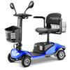 Seniors Mobility Scooter, Seizeen Folding Mobility Scooter For Adult, 24V Electric Wheelchair Easy To Operate, Collapsible Design For Portable, With Rearview Mirror, Headlight, Two Baskets