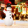 Lighted Christmas Decoration for Outdoor, Seizeen Blow Up Inflatable Snowman with 4 Lights, Quick Assembly Patio Yard Party Pre-lit Xmas Decoration, 8FT Tall