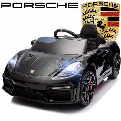 Ride on Toys - 12V Kids Ride On Cars W/Remote Control, Electric Ride on Sport Car Battery Powered 3-Speed, LED Headlights, MP3 Player, Best Gift for Age 3-6 Boys & Girls, Black