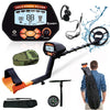 Kids Metal Detector, Lightweight Metal Detector for Adults W/42''-52'' Adjustable Stem, Waterproof Metal Detector Portable with 2 Bags, 10'' Coil, Shovel & Headphone for Treasure Hunt Adventure