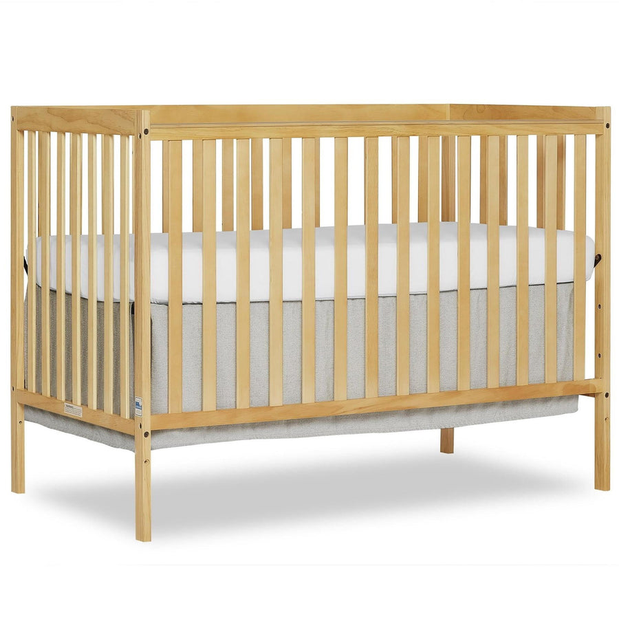 iRerts 5 In 1 Convertible Baby Crib, Wood Convertible Crib Toddler Bed with Wood Legs, Converts from Baby Crib to Toddler Bed, Fits Standard Full-Size Crib Mattress, Easy to Assemble, Black