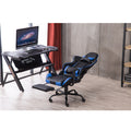 Gaming Chair with Foot Support Adjustable PC Gamer Chair for Adults