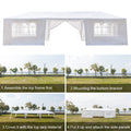 3 x 9M Eight Sides Two Doors Waterproof Outdoor Canopy Tent