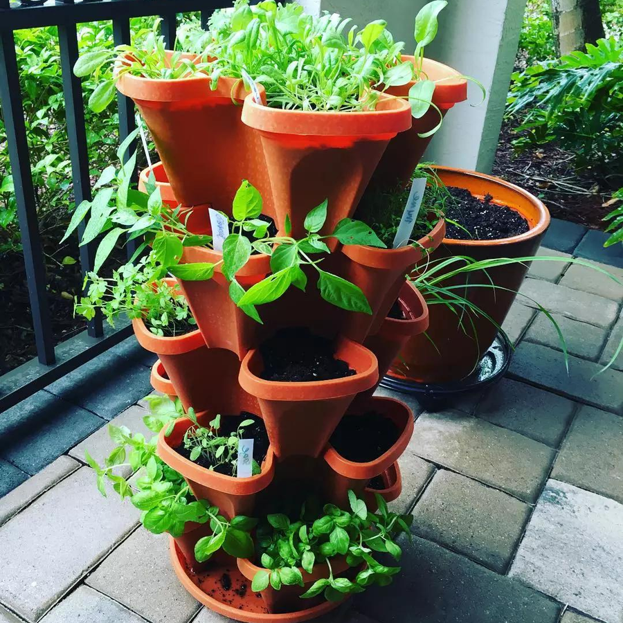 stacking planting pots Happy Mother's Day Sale