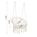 Hammock Chair Macrame Swing for Indoor and Outdoor Max 330 Lbs