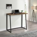 Industrial Style Folding Computer Desk for Small Space Offices