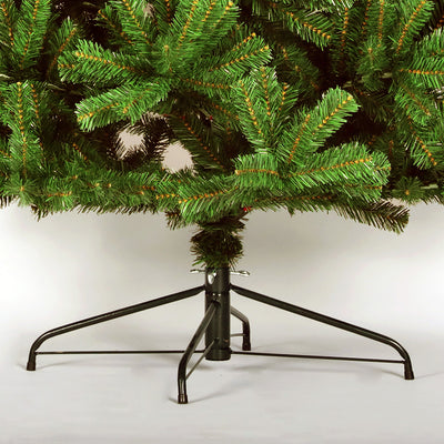 Seizeen™Pre-lit Christmas Tree 7.5ft Artificial Hinged Xmas Tree with 400 Pre-strung Led Lights Foldable Stand