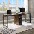 Home Office 2-Person Workstation Desk with Storage