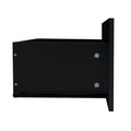 TV Stand for 55 inch TV, Seizeen Media TV Console with LED RGB Lights, Modern Entertainment Center TV Cabinet with Storage Shelves & Drawer, Black