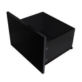 TV Stand for 55 inch TV, Seizeen Media TV Console with LED RGB Lights, Modern Entertainment Center TV Cabinet with Storage Shelves & Drawer, Black