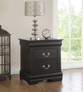 SEIZEEN Nightstand in Black