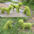 Dog Statue Decorative Peeing Dog Topiary