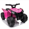 Kids 4 Wheeler, Electric Ride on ATV for Age 1-2.5, Rechargeable Battery Ride on Toy Car, 1.8mph Safe Speed to Free Driving, Pink