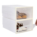 Shoe Storage Boxes Clear Plastic Stackable