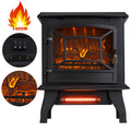 Seizeen 1400W Fireplace Heater for Inside, Portable Electric Space Heater with 2 Temperature Modes, Quick Temperature Settings for Small Space, Heating Air, Over-Heating Protection, 17''