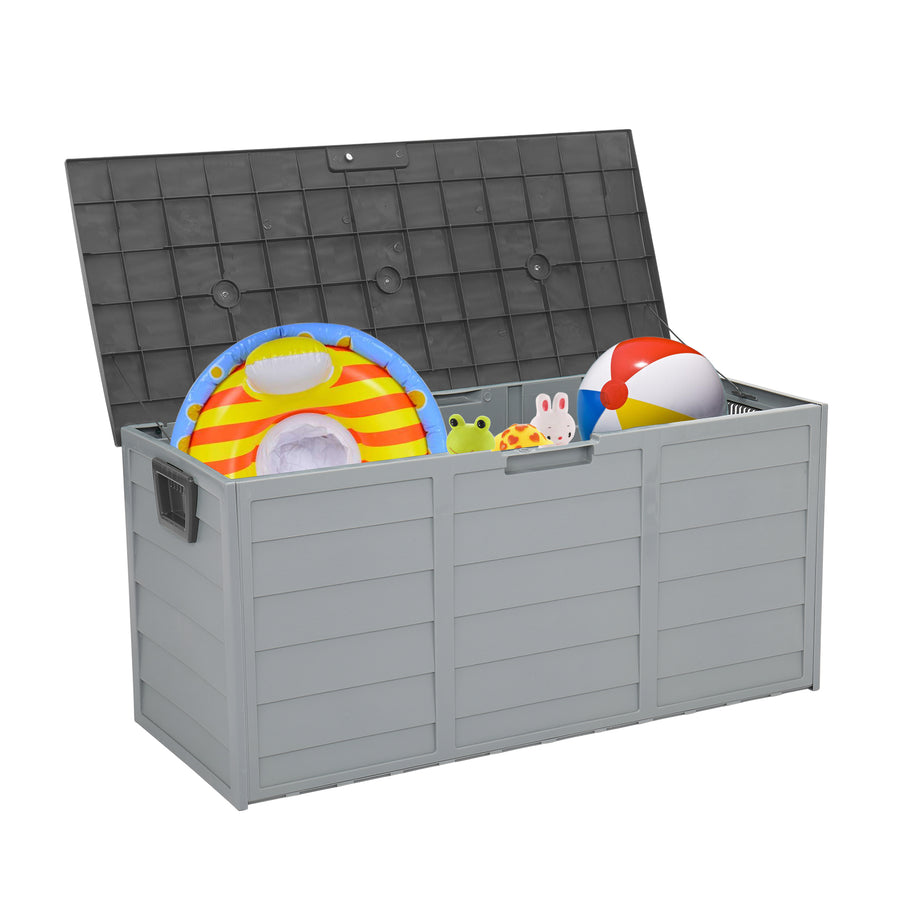 Seizeen Deck Box with Wheels, Large Storage Deck Box for Pool Accessor –  seizeen