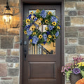 Ukraine Flag Sunflower Front Door Wreath（Stand With The Ukrainian People）✊