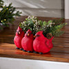 Indoor/Outdoor Cardinal Trio Planter