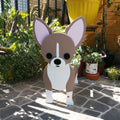 Dog Shaped Garden Planter Pot