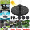 Solar Powered Fountain Pump Bird Bath for Garden