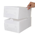 Shoe Storage Boxes Clear Plastic Stackable