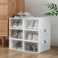 Shoe Storage Boxes Clear Plastic Stackable