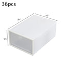 Shoe Storage Boxes Clear Plastic Stackable