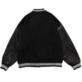 Buy 1 Get 1 50% OFF - Vintage "Bone" PU Flocking Varsity Jacket