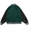 Buy 1 Get 1 50% OFF - Vintage "Bone" PU Flocking Varsity Jacket