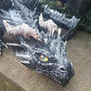 Large Squatting Dragon Sculpture - Dragon Guardian