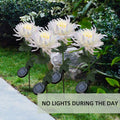 Father's Day Pre-promotion - 30" Chrysanthemum Solar Garden Stake LED