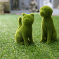 Dog Statue Decorative Peeing Dog Topiary