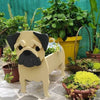 Dog Shaped Garden Planter Pot