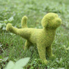 Dog Statue Decorative Peeing Dog Topiary