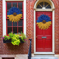 Ukraine Flag Sunflower Front Door Wreath（Stand With The Ukrainian People）✊