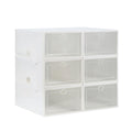 Shoe Storage Boxes Clear Plastic Stackable